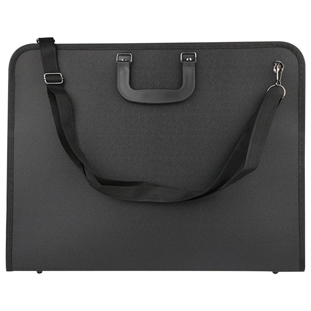 Borsa per Artisti A3 Oxford 600d Nero, Facile da Trasportare e Portatile con Manico, per Studenti D'arte e Conservazione Disegni