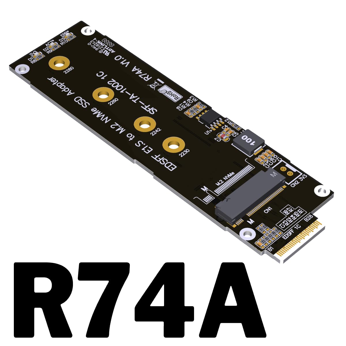 Amazon.com: ADT-Link PCIe 5.0 EDSFF E1.S to M.2 NVMe SSD Adapter