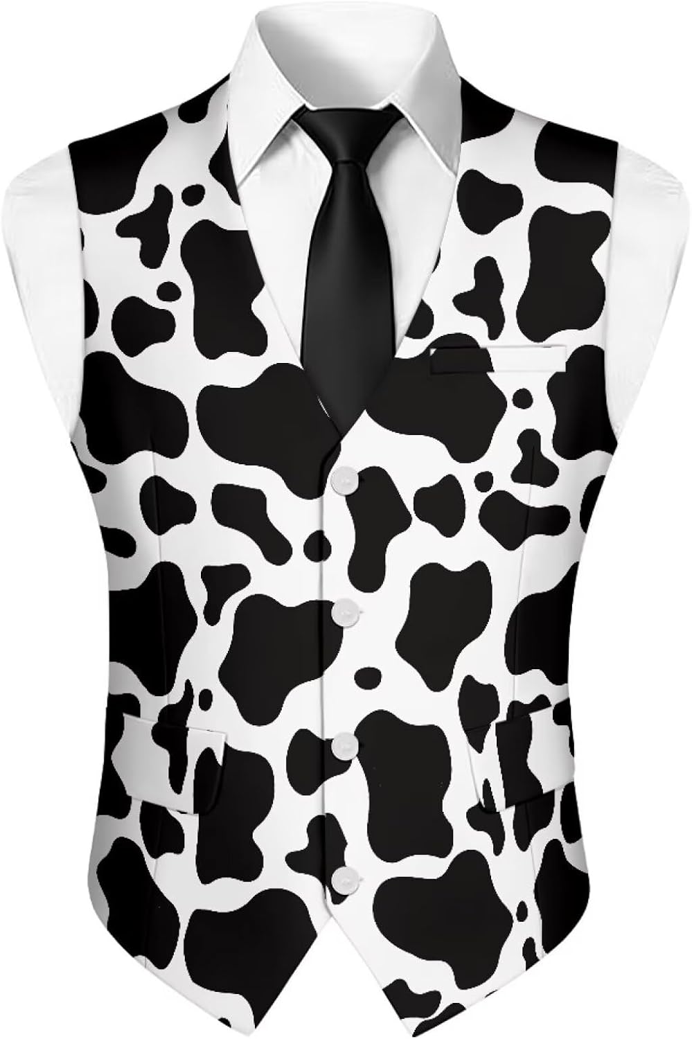 Men's Suit Vest Business Formal Dress Vests Fall Outfits Wedding Prom Waistcoats with Pockets for Suit or Tuxedo