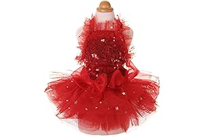 Fashion Sweet Puppy Dog Bling Bling Princess Tutu Dress