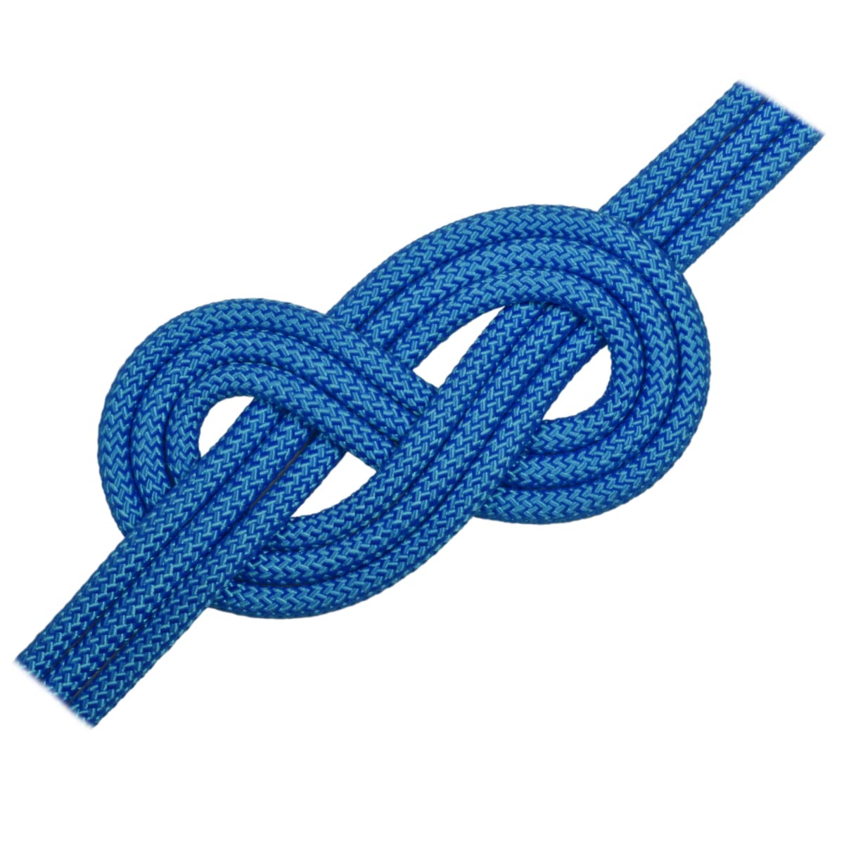 Corderie Italiane 006084426 Doppia treccia skipper alta tenacità, azzurra, 10 mm - 30 metri