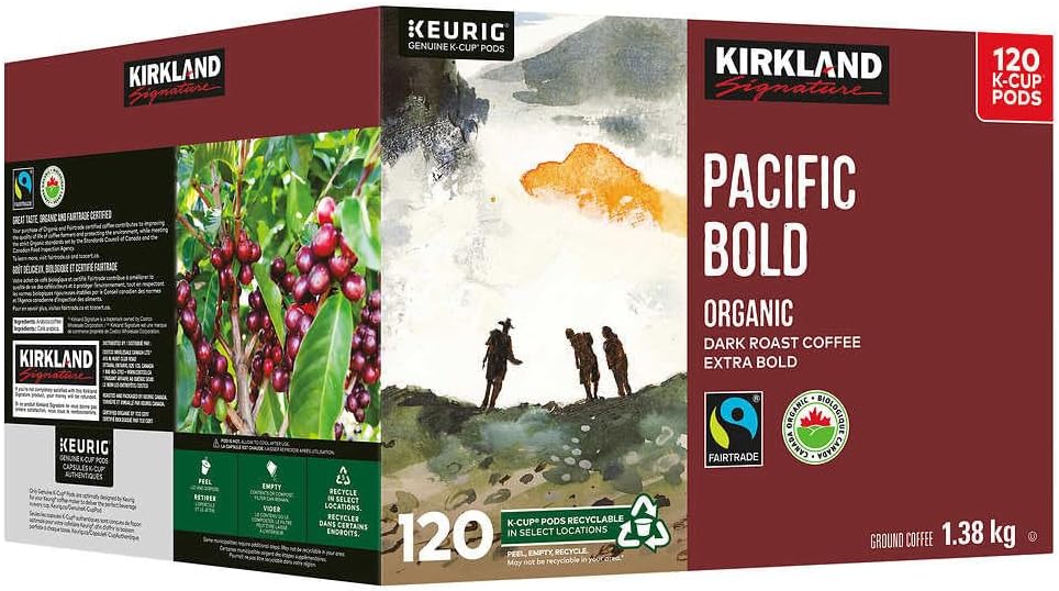 Kirkland Signature Organic Pacific Bold Fair Trade KCup