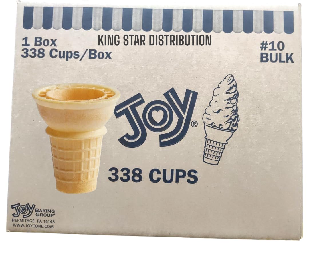 Generic JOY #10 Flat Bottom Cake Cone Ice cream- 338/Case. Made with no artificial ingredients, these cones feature a classic. the ice cream. The