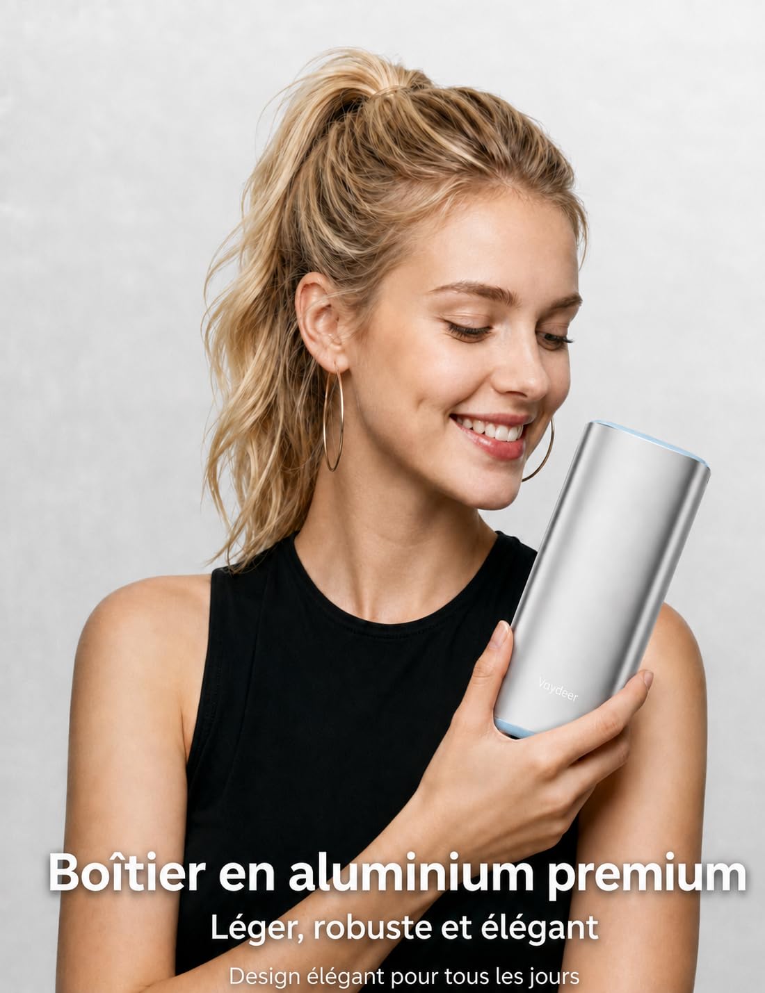 Vaydeer Pilulier hebdomadaire de 7 jours (support 2 fois par jour), pilulier de voyage en métal, grande capacité, joli pilulier quotidien pour suppléments, pilules, vitamines et médicaments