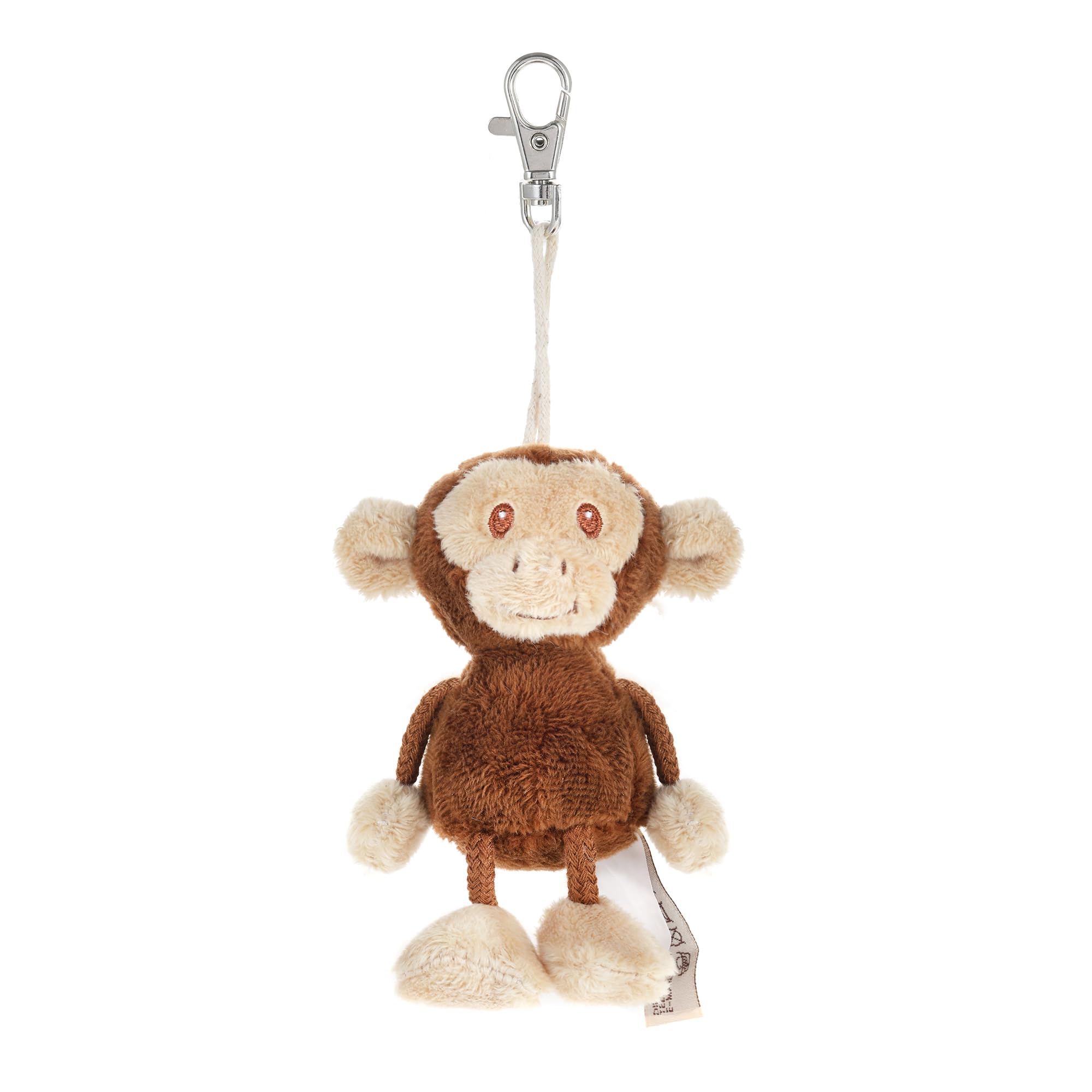 Dilly dudu Monkey Stuffed Animal Plush keychain 4-Inch