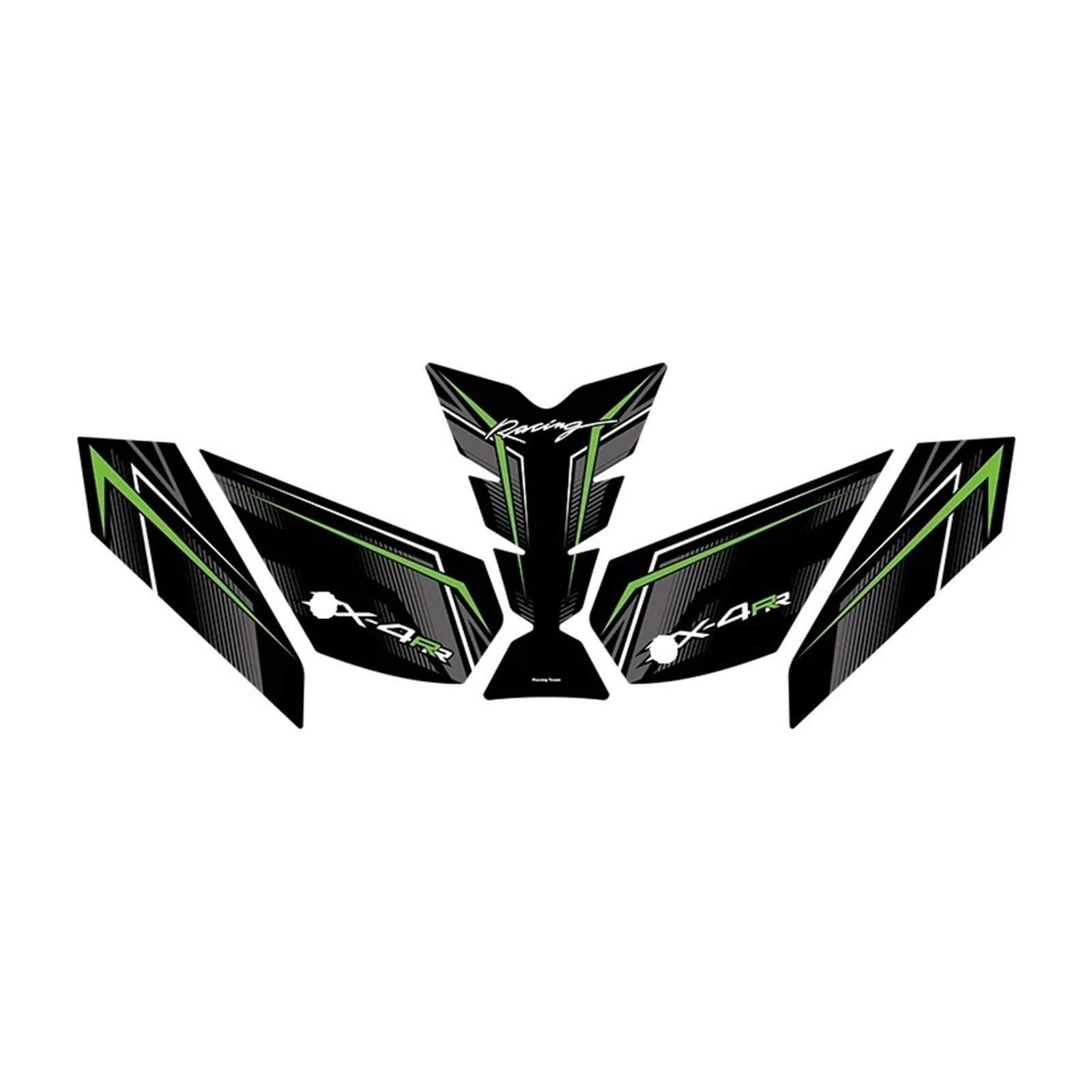 for Kawas&AKI ZX4R 4RR Motorcycle Accessories Gas Fuel Pad Decoration Refit Decals of Fuel Tank Protection Stickers Kits Fuel Tanks Pads