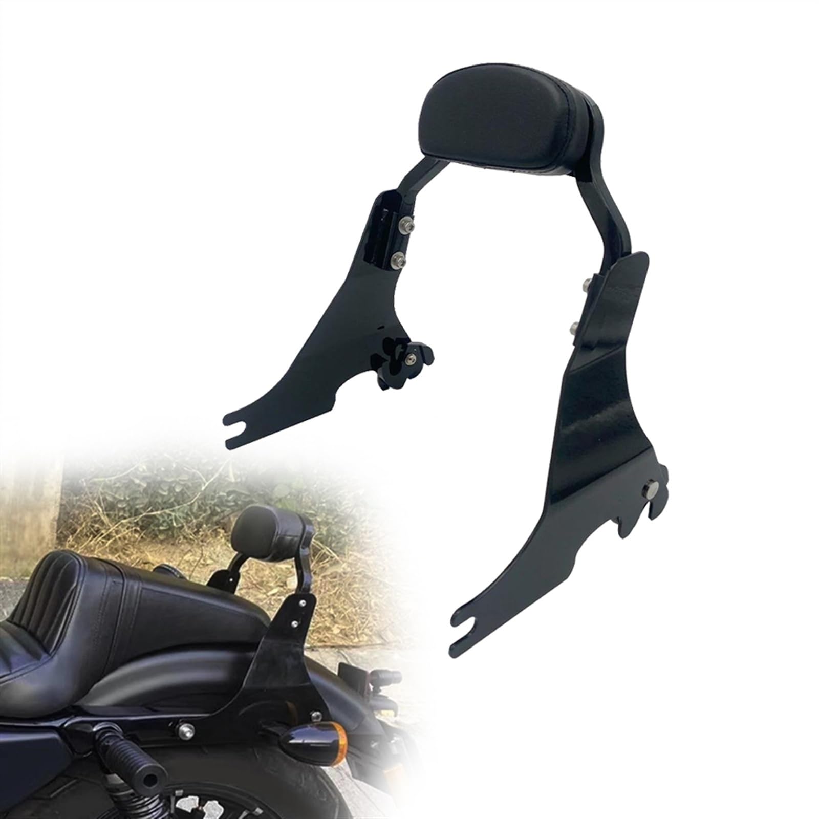 Sissy Bar détachable Harley Street 750 pour voyager à deux sur route en XG750