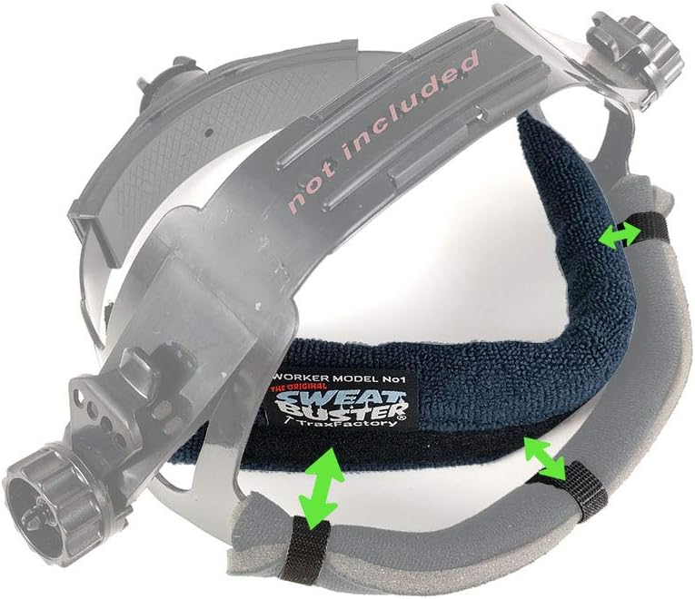 Worker Sweatband for hard hats welding helmets face shields any harness head gear. Made in USA