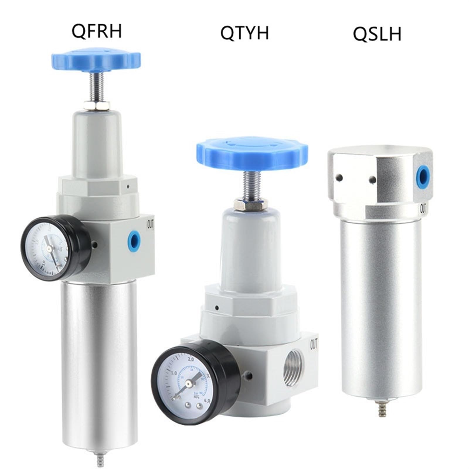 QFRH-20 QFRH-25 Filtro de aire neumático de alta presión válvula reductora de presión compresor de aire 1 Uds(QFRH-25)