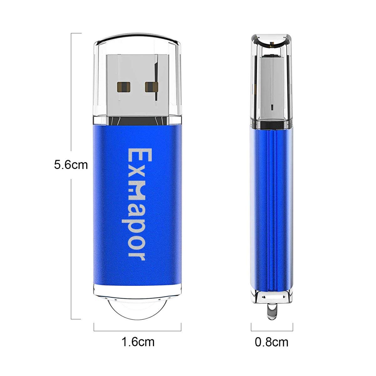Amazon.co.jp: Exmapor 10個セット USBメモリ 2GB キャップ式 USB2.0