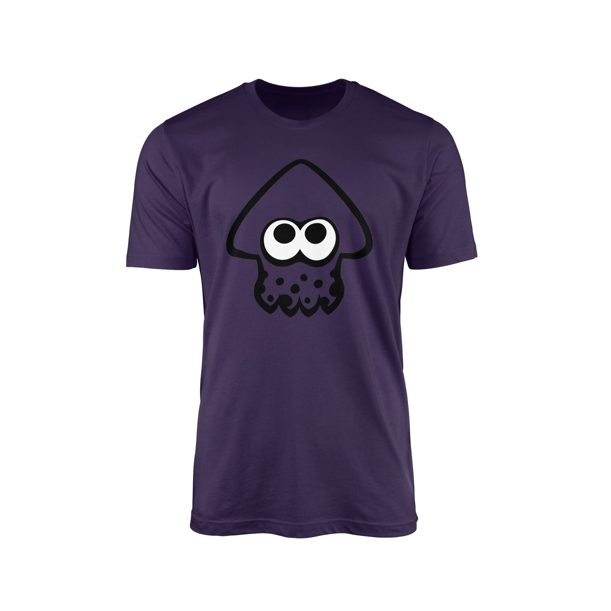 Smartypants Unisex Purple Inkling Squid T-Shirt Top Tee - Fun Kids Childs Adults Teens Multiple Colours Friend Group Team Play Switch Game Gamer Geek Nerd Inspired Gift Present (Large, )