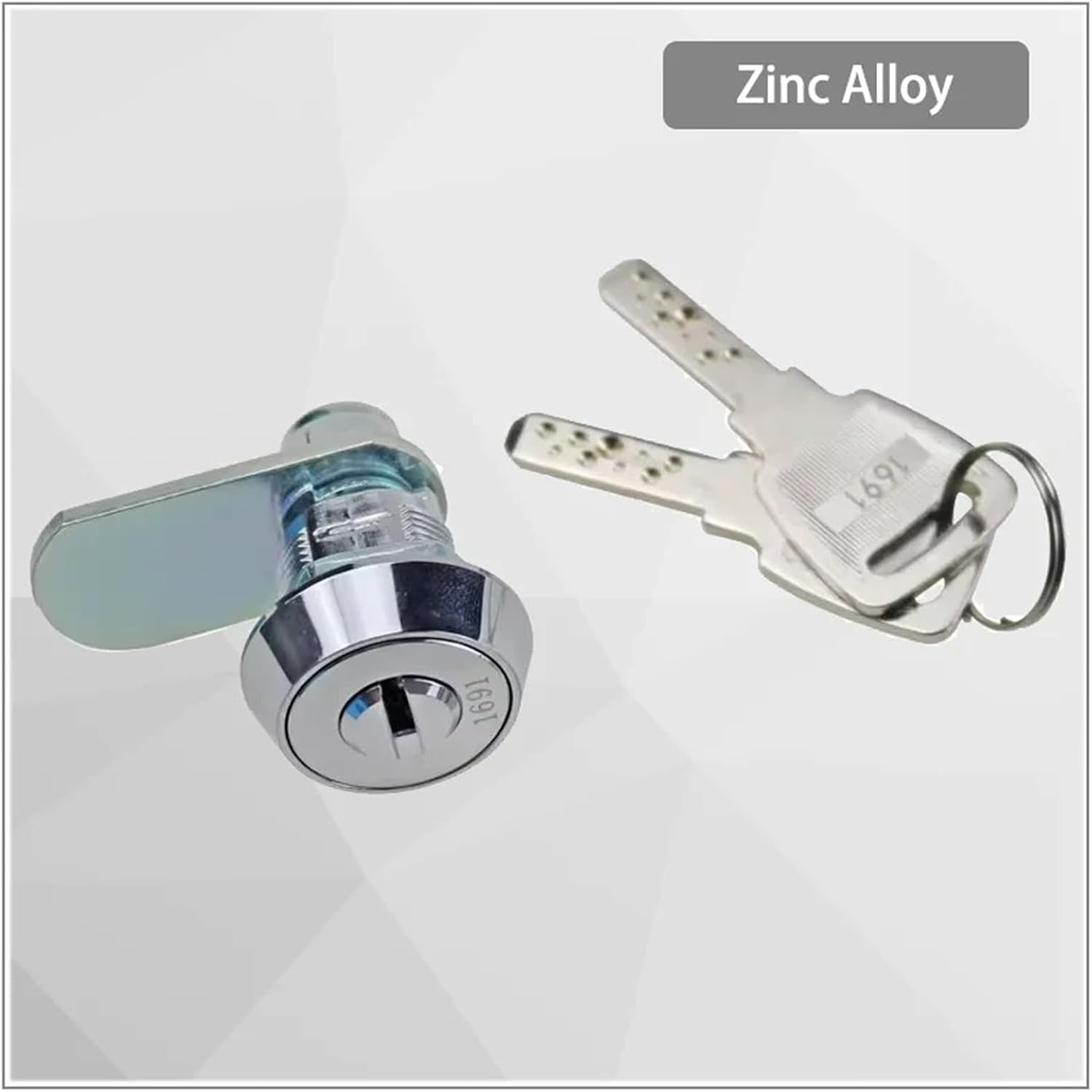Zinc Alloy Tongue Lock 180 Degree Rotating Cylindrical Industrial Electrical Train Control Cabinet Door Accessories