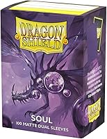 Vista 4 de Dragon Shield Fundas para cartas mate de tamaño estándar dual 100 unidades - Fundas TCG premium suaves y resistentes - Compatibles con Pokémon