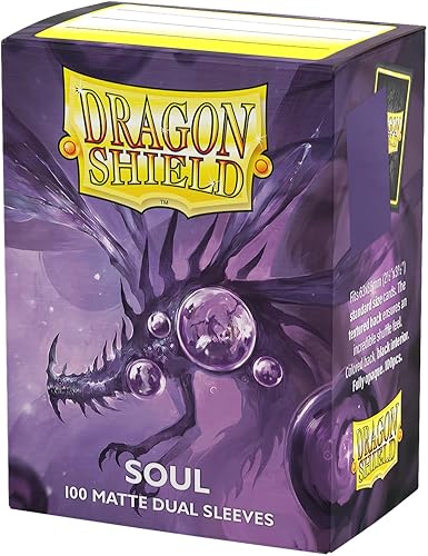 Miniatura 5 de Arcane Tinmen Dragon Shield  Alarico mate de doble espectro Chaos Wraith (morado) 100 CT tamaño estándar  Compatible con Pokémon y Magic The