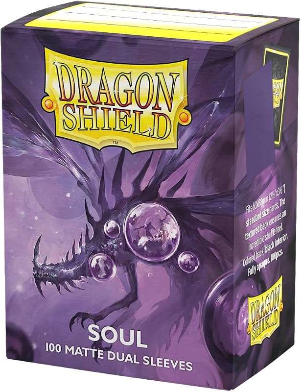 Arcane Tinmen Dragon Shield: Matte – Dual Soul (Metallic Purple)