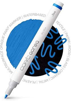 copic acrea 012 sky blue water based pigment ink drawing pen
