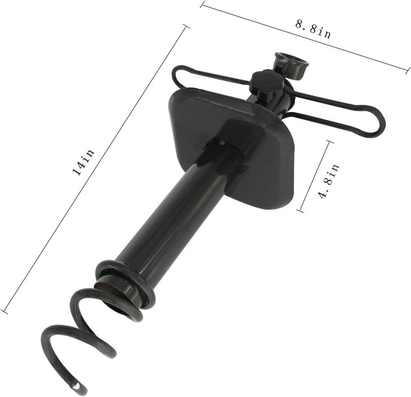Dragon Squama Metal Beach Umbrella Sand Anchor,Holder-Stands-Sand Auger,Spike, Bases,Perfect for Flag,Fishing Rod,Ideal for Use in Soil,Grass with Beach Bag - Heavy Duty Black.
