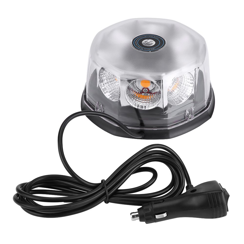 KIMISS LED stroboscopica lampeggiante di emergenza,8 LED 40 W 12V 24 V Magnetico Montato auto tetto Strobe avvertimento luce lampeggiante di emergenza luce