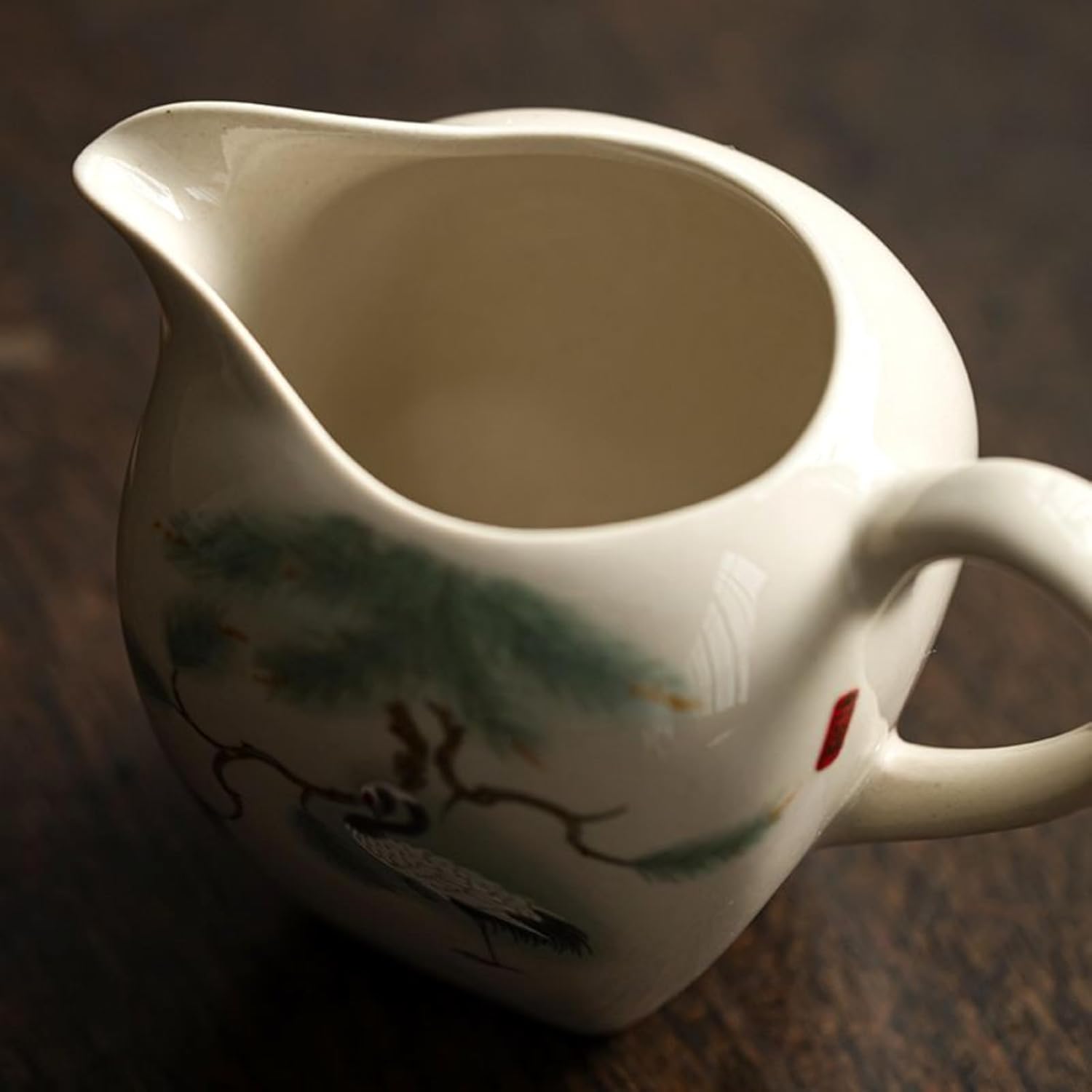 Chinese Style Ceramics Fairness Cup, 190ml 6.5oz, Household Kung Fu Tea Set Accessories Tea Dispenser