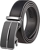 Vista 1 de Lavemi - Cinturón de cuero con hebilla automática, con elegante caja de regalo