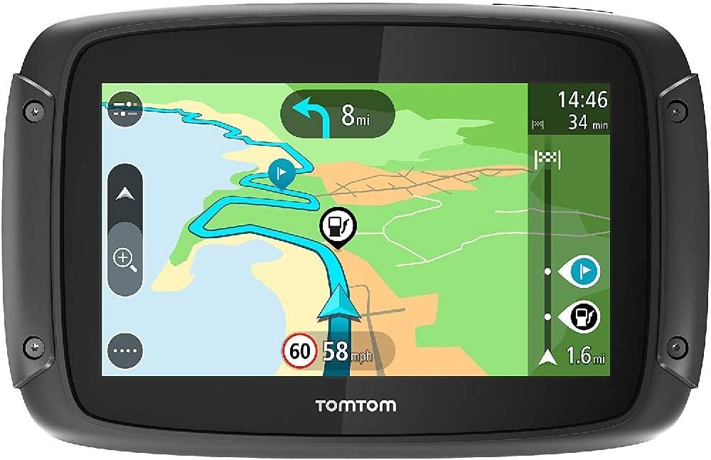 TomTom Rider 420 (Smart Display, Map Updates, Sat-Nav with 48 European Countries, Traffic updates, Camera Radar, Hands-Free Calling) Black