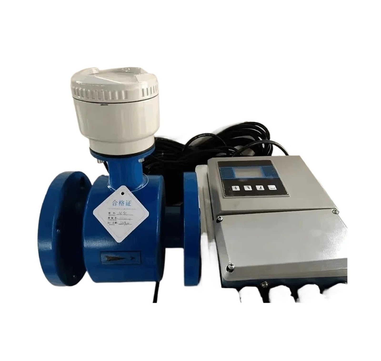 PXQCHAVLN Electromagnetic Flowmeter Digital Display 220V 4-20mA Split(DN20 PTFE Liner)