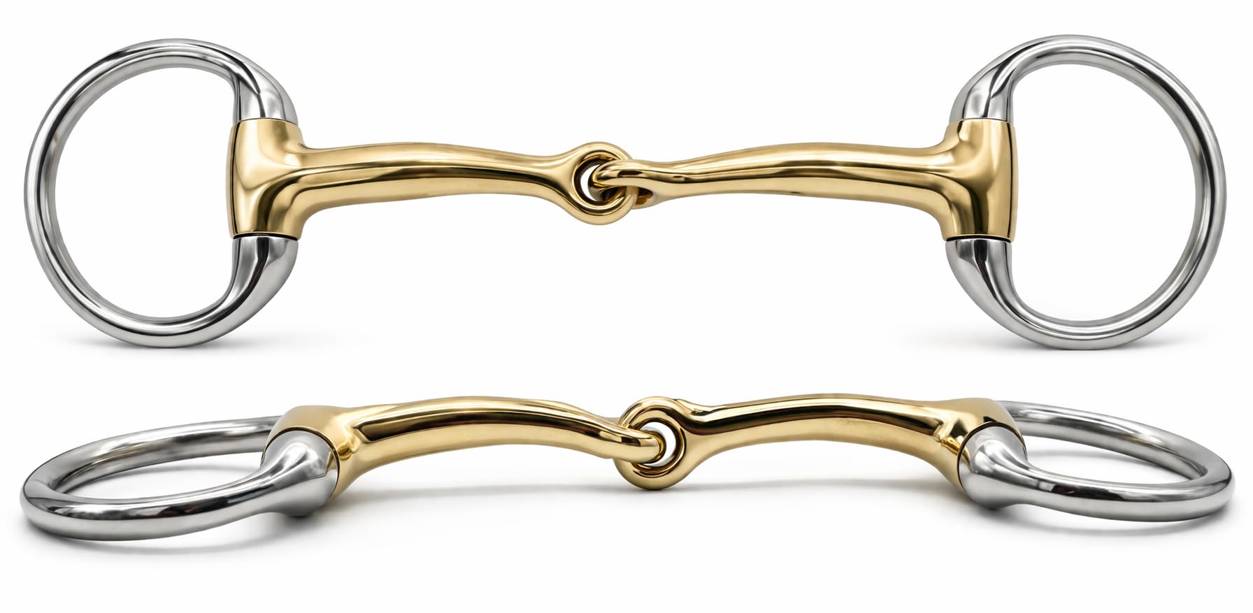 Tysons Breeches Wassertrense D Ring Gebiss German Silver 9,5 10,5 11,5 Super Zart und FEIN verarbeite einfach gebrochen (10,5 cm)