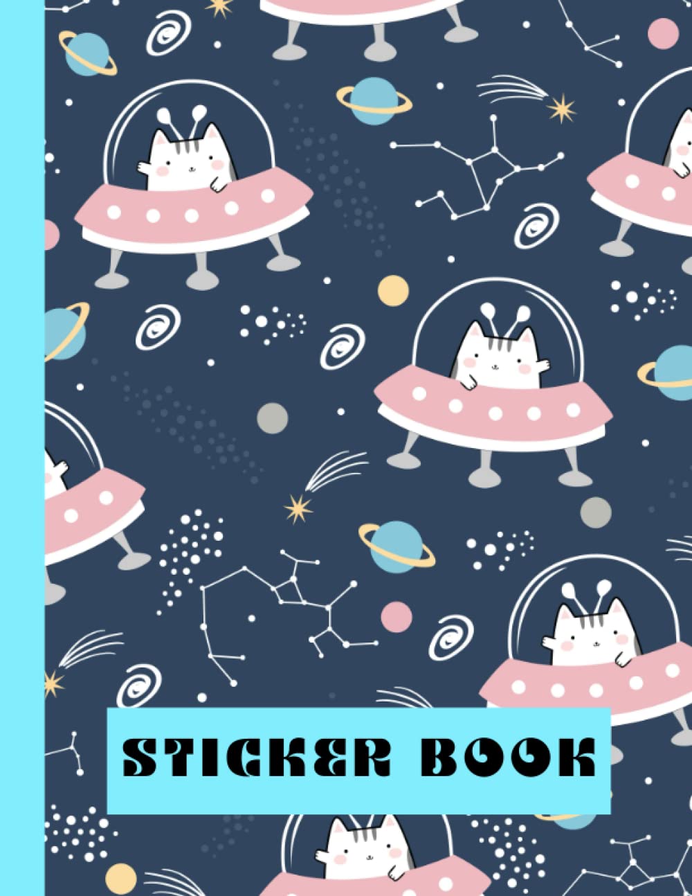 Blank Sticker Album Animals: My Favorite Sticker Book: Sticker Collecting Album: Blank Sticker Book for Kids age 2-4, 3-5, 4-8.