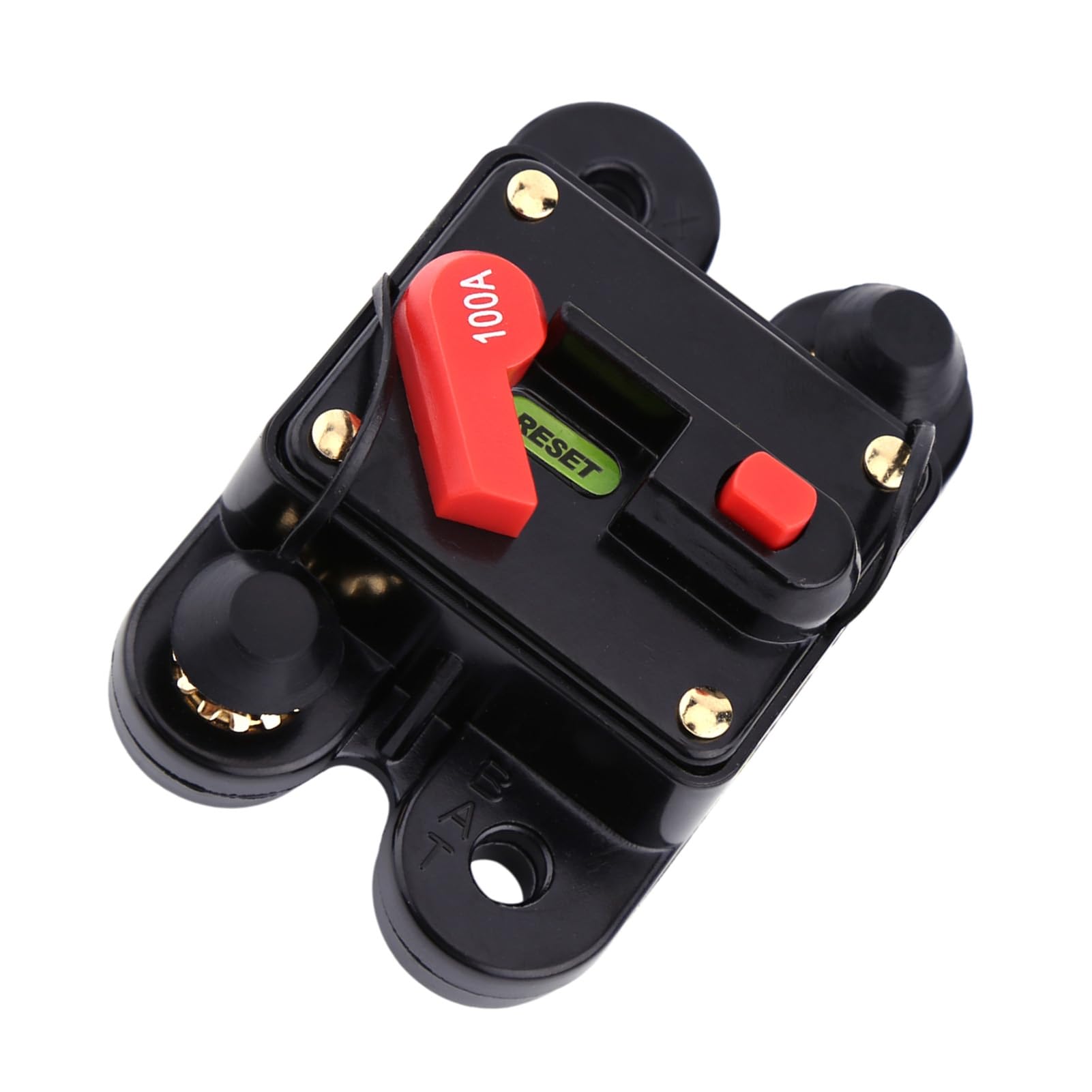 Wyłącznik Obwodowy, DC12 V Wyłącznik Automatyczny do Samochodów Morskich łodzi Rower Stereo Audio Reset Bezpiecznik 80-300A (100A)