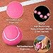 Vinsot 48 Pcs Standard Pressure Tennis Balls Bulk, Training Tennis Balls Practice Playing Balls for Player Beginner Youth Training Sports Ball, 2.5 Inch(Pink)