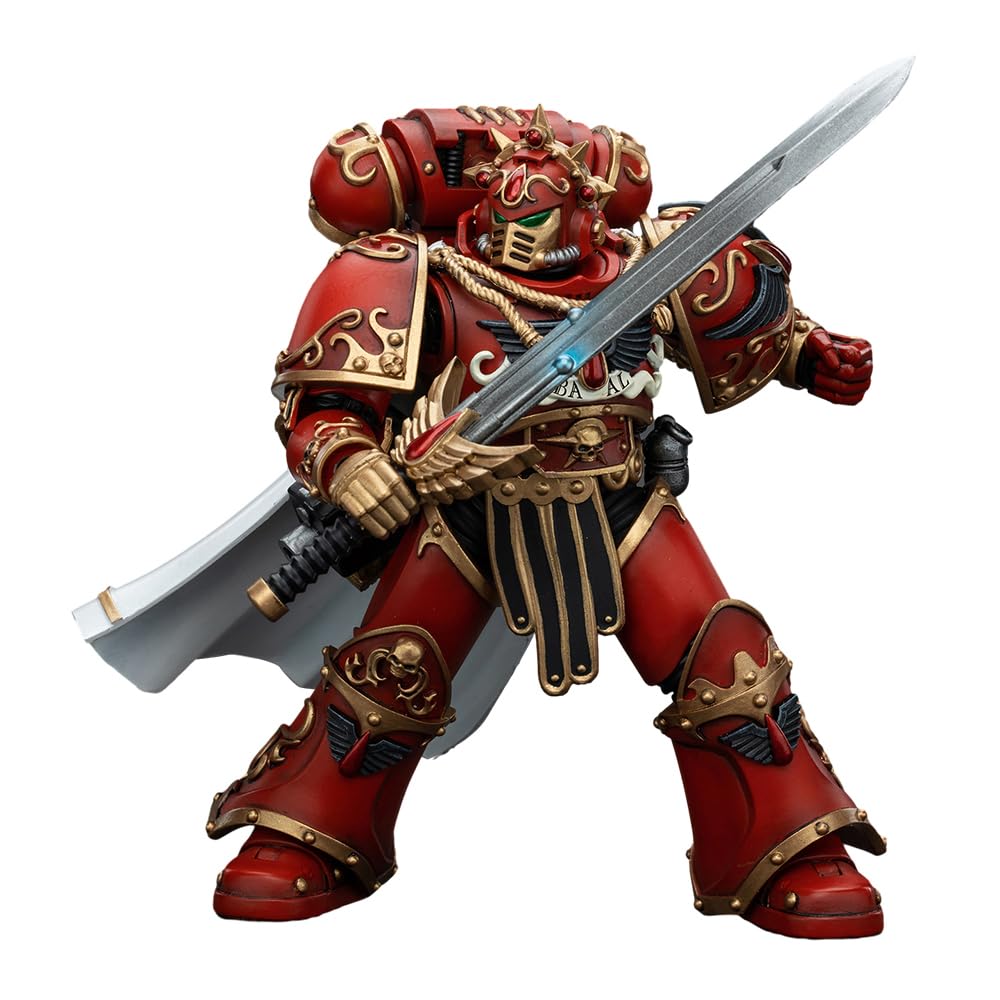 JOYTOY Warhammer The Horus Heresy 30,000 1/18 Action Figure Blood Angels Legion Praetor with Paragon Blade Collection Model Birthday Gift — image 1