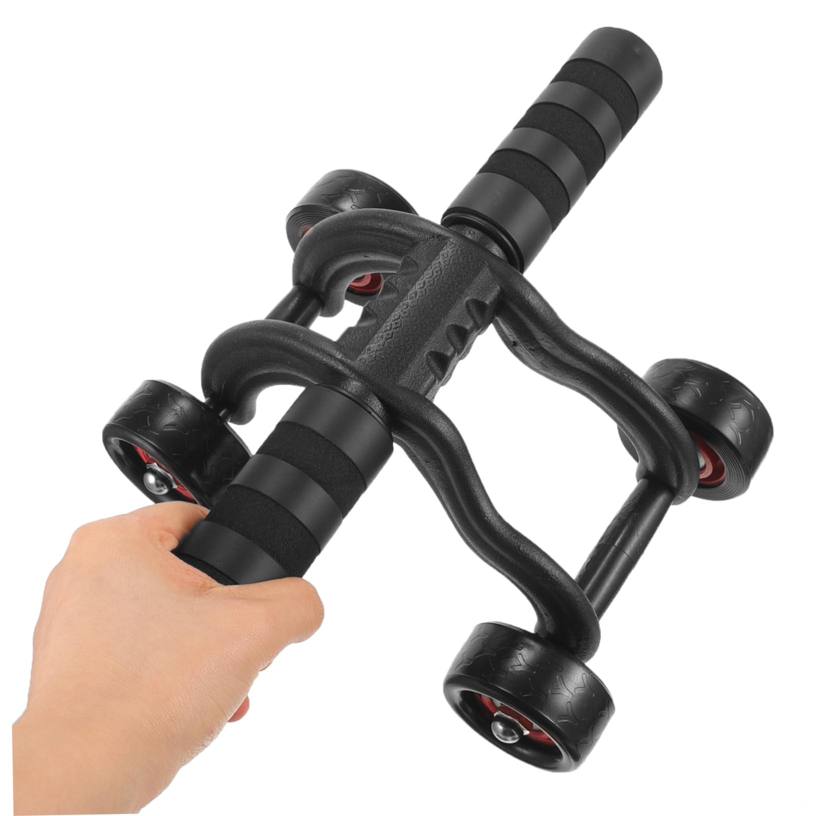 1 Pz Ruota Addominali Fitness con Maniglie Antiscivolo Attrezzatura Allenamento e Palestra Capacità