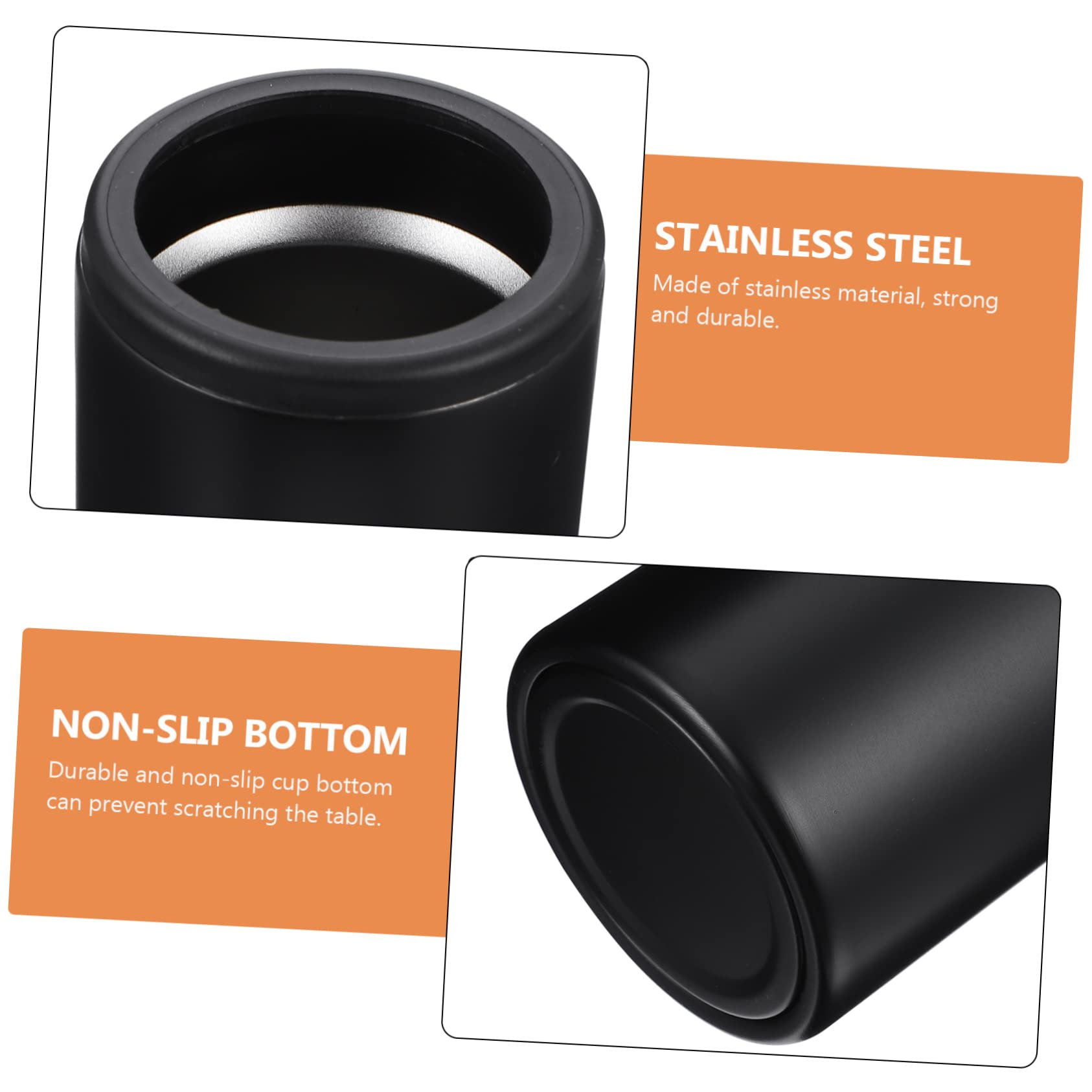 PRETYZOOM Slim Can Cooler for 12oz Cans Stainless Steel Beer Bottle Holder Family-friendly Perfect for Bbqs