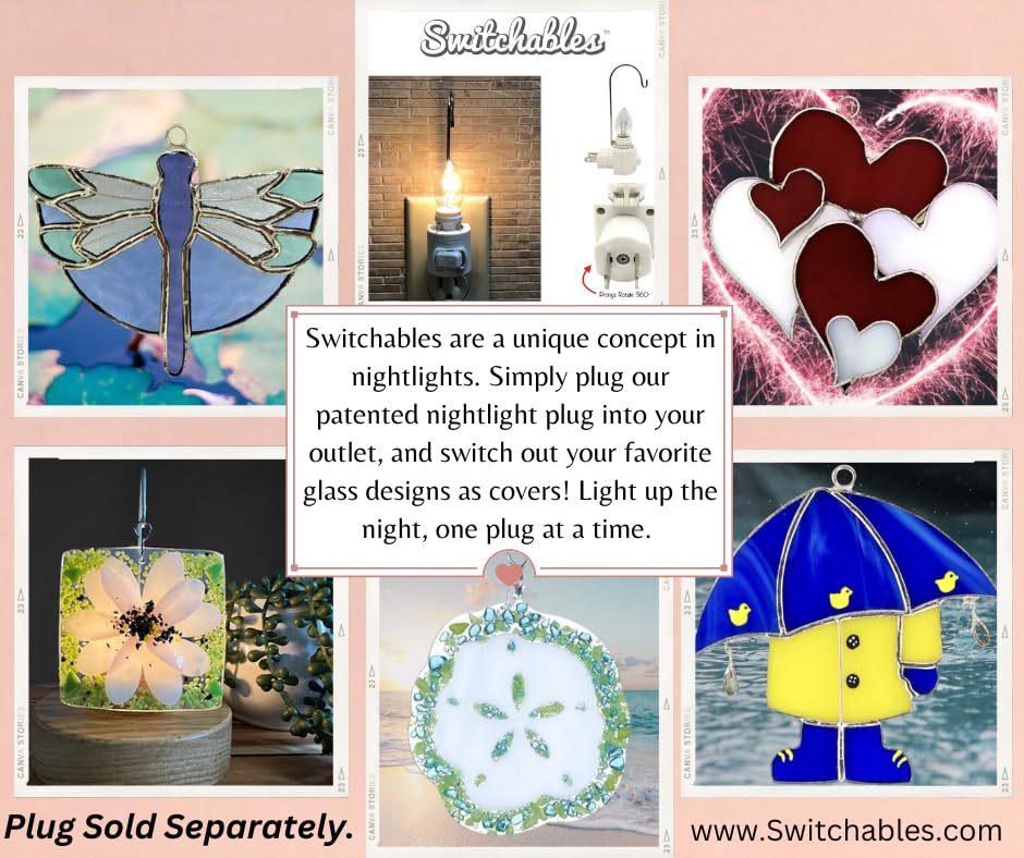 Glass Cover: Angel with Heart Strand