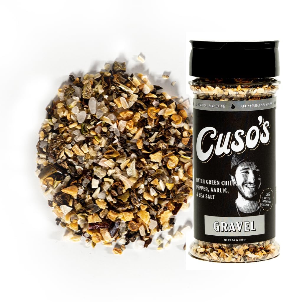 Cuso's Gravel BBQ Rub – All-Purpose Seasoning for Steaks, Meat, Veggies, Burgers, Chicken, Pork, Ribs & More – 1 Count BBQ Rub