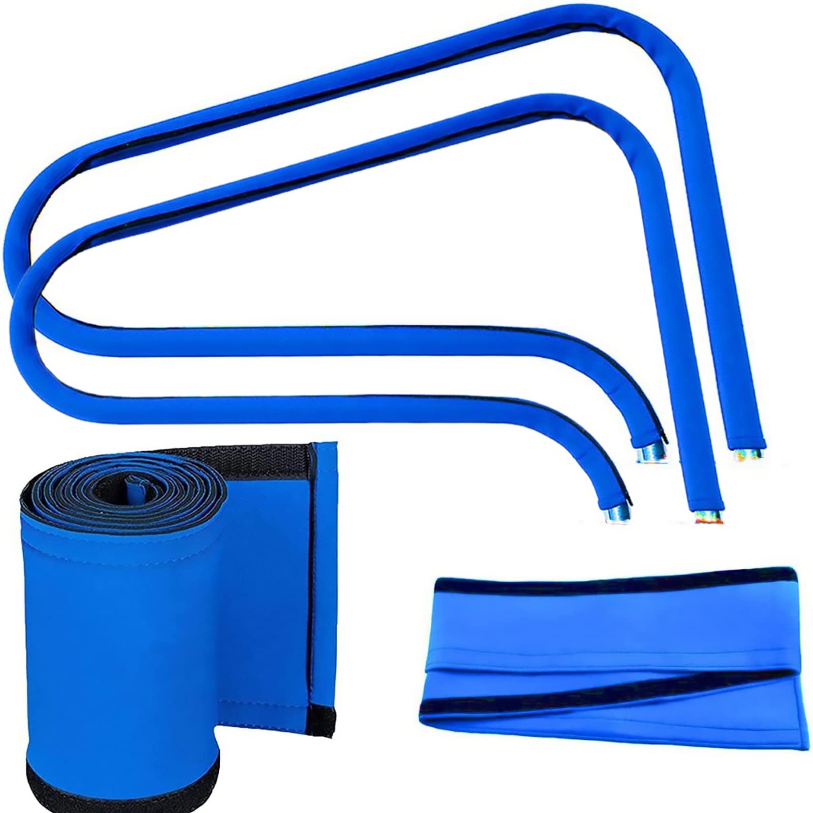 Couvre main courante de piscine anti-brûlure pour échelle de sol en été