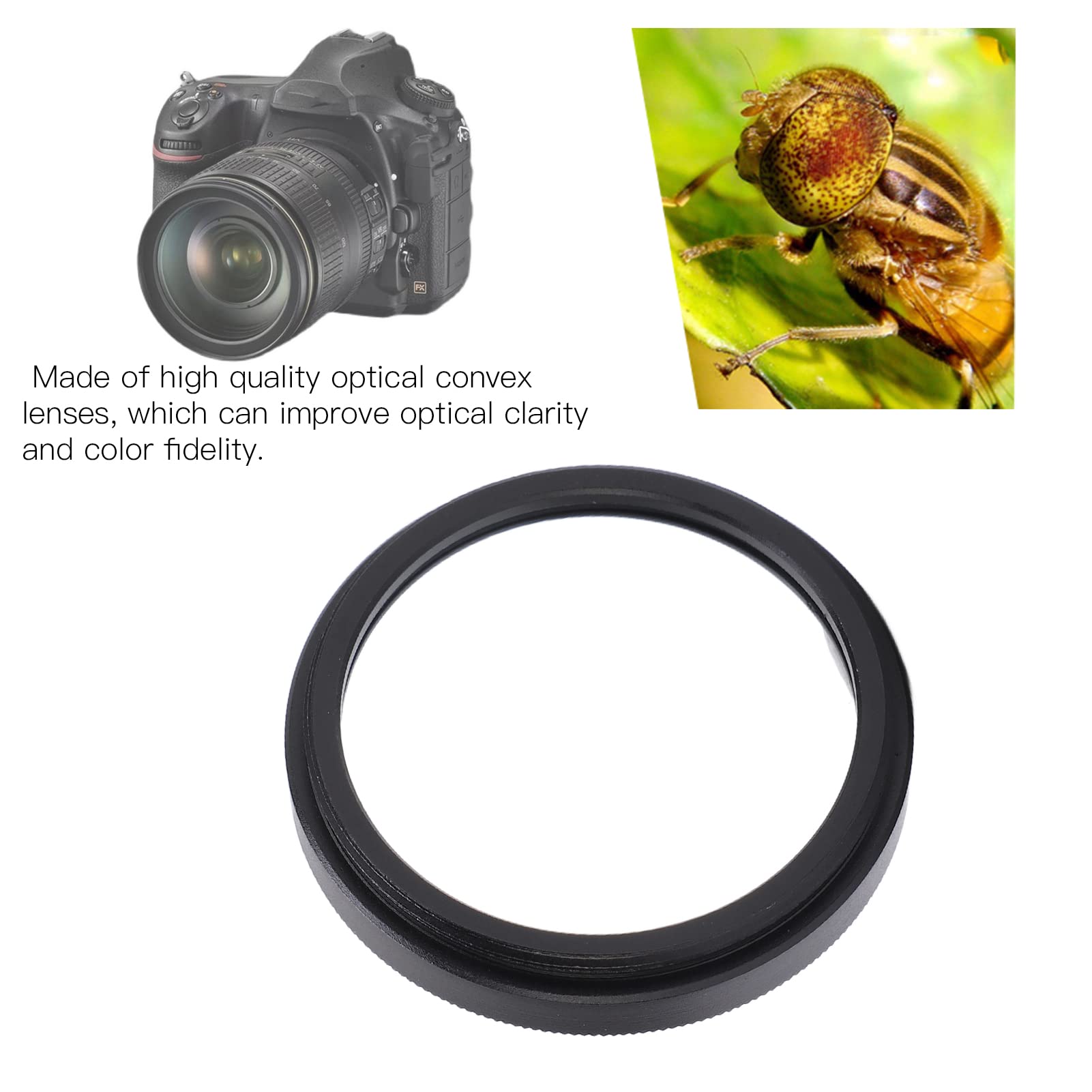 Amazon | カメラレンズ、37mmマクロクローズアップレンズフィルター  