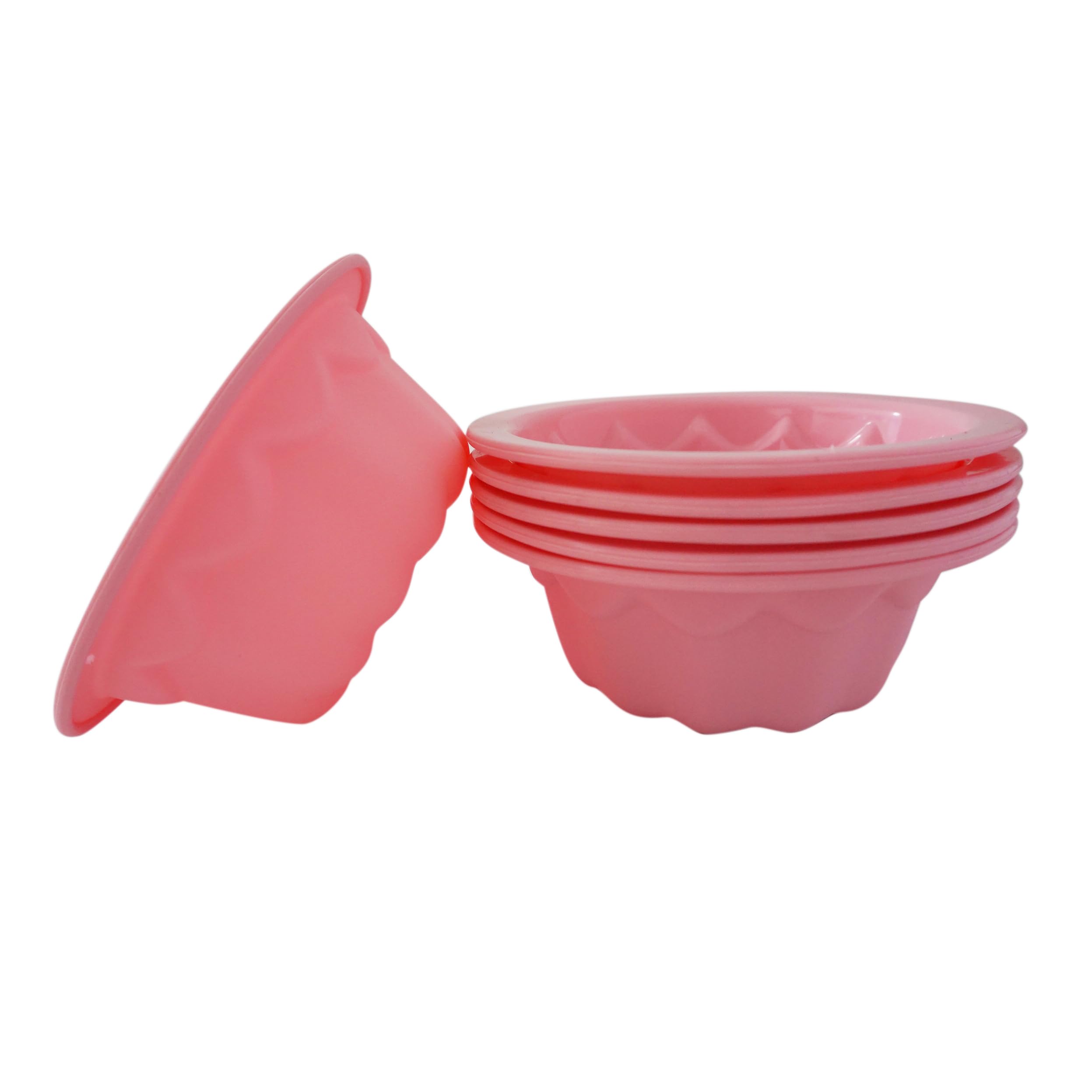 Moldes de silicona pequeños para tartas de 4 pulgadas, molde antiadherente para hornear con forma de calabaza, juego de moldes redondos reutilizables para pasteles, moldes individuales para