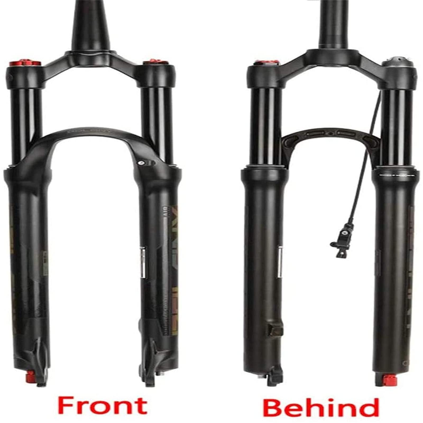 ksamwjf MTB Fahrradgabel, Fahrrad Starrgabel, Fahrrad Federgabel, Fahrrad Vordergabel, Fahrrad Gabel, Federgabel Federung mit Speedfunktion Gabel: 100