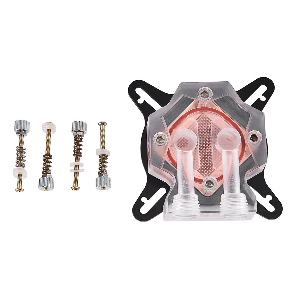 dpofirs GPU Water Block, Water Cooling Block Precise Universal Stainless Steel Exquisite Craftsmanship Anti Oxidization for Computer PC GPU-picture-22