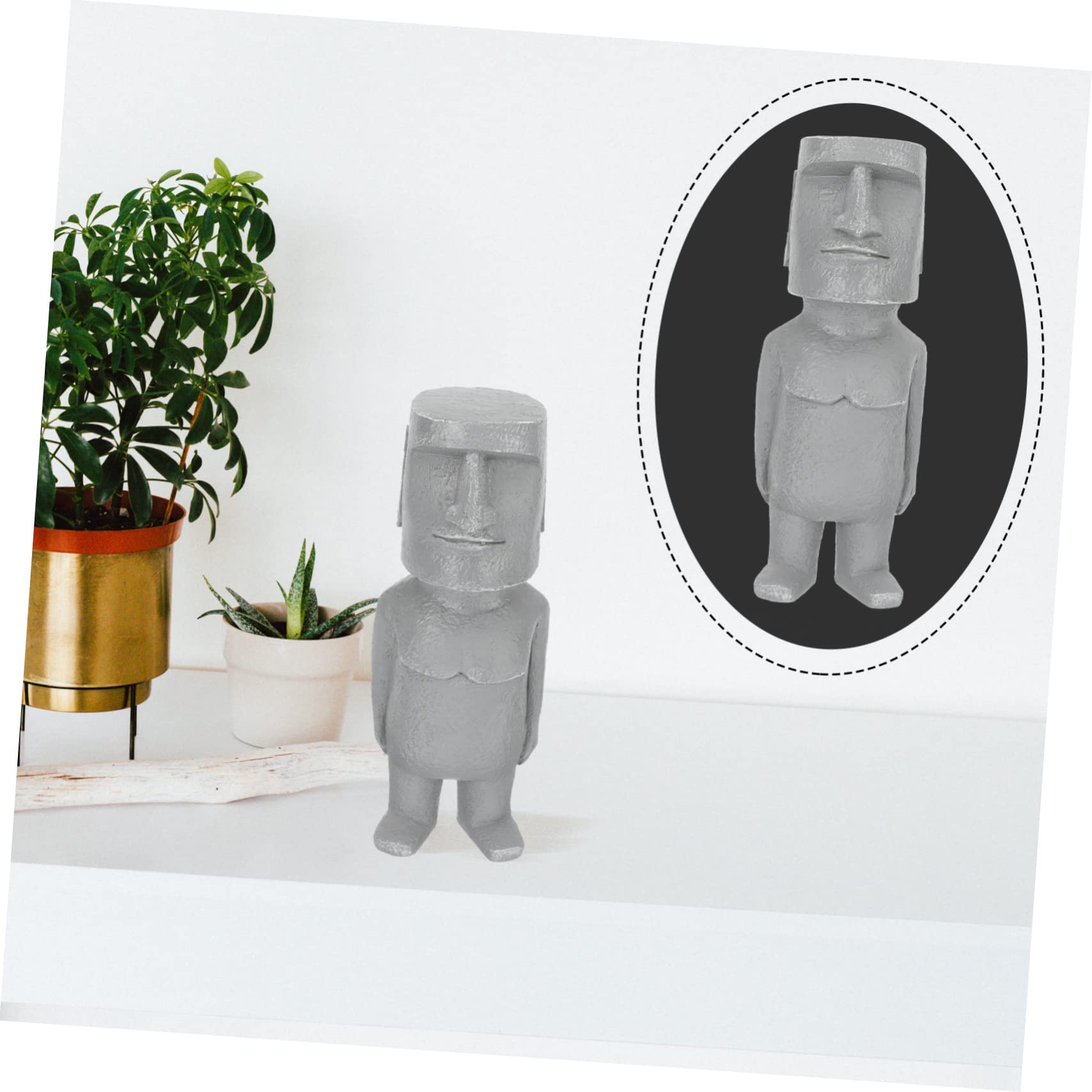 VANZACK Decorazione Moai Per Scrivania e Statua e Delicati Per Del Design e Del Pasquale