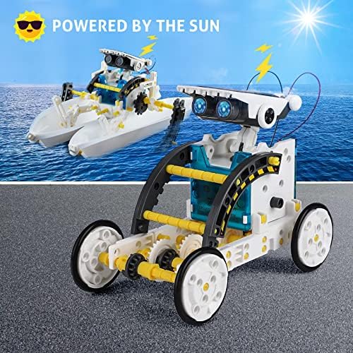 13-in-1 STEM Education Solar Robot Toys DIY Building Science Experiment Kit for Kids Aged 8-12 and Older, Learning Education Building Set for Boys and Girls 3 61qOZMLBWLL. AC