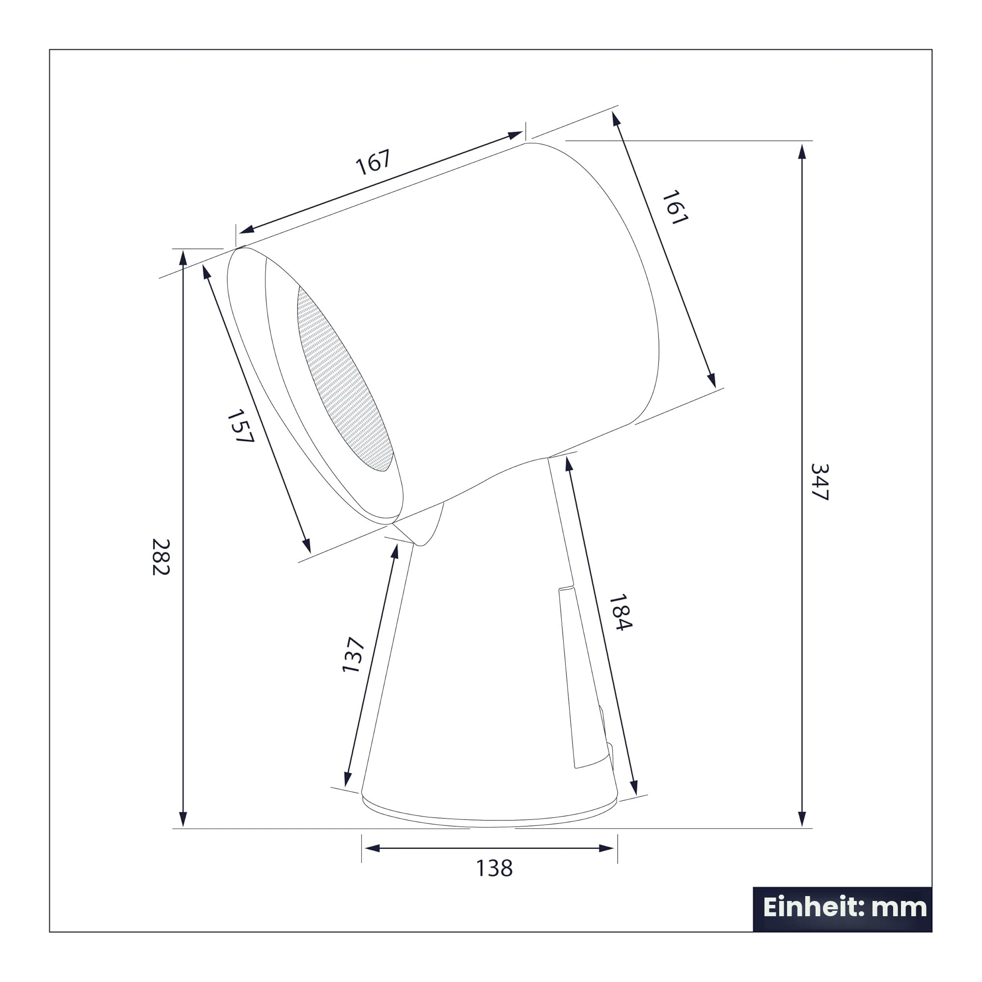 CIARRA CBPHB01 Mini Dunstabzugshaube Mobile HOOD TO GO Leise Umluft Tragbare Abzugshaube Keine Installation Multi-Filtration