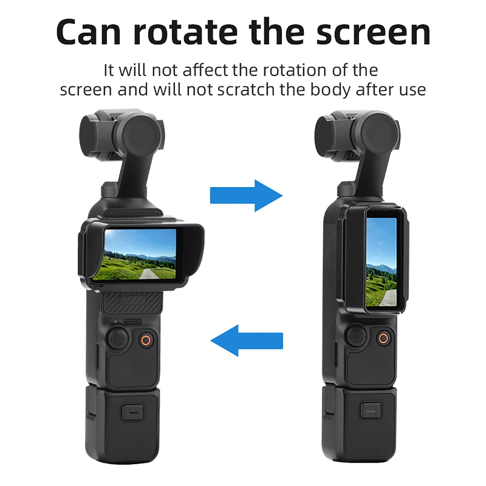 Camera Sun Screen Sunshade Cover for Pocket 3 Camera Screen Shade Handheld Outdoor Accessories