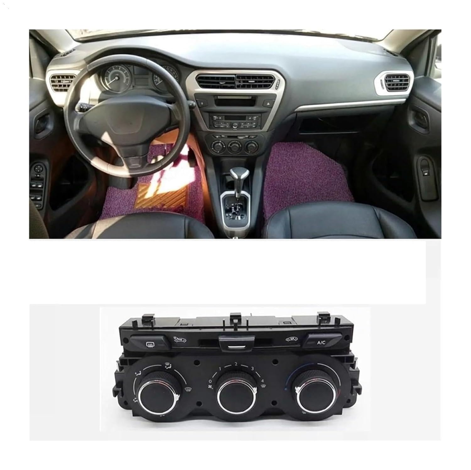 Air Conditioning Control Switch for Peugeot 301 for M43 C3 C3Xr for C-Elysee 2014 for Elysee 1610719780 Car Air Conditioning A/C Control for Panel Switch