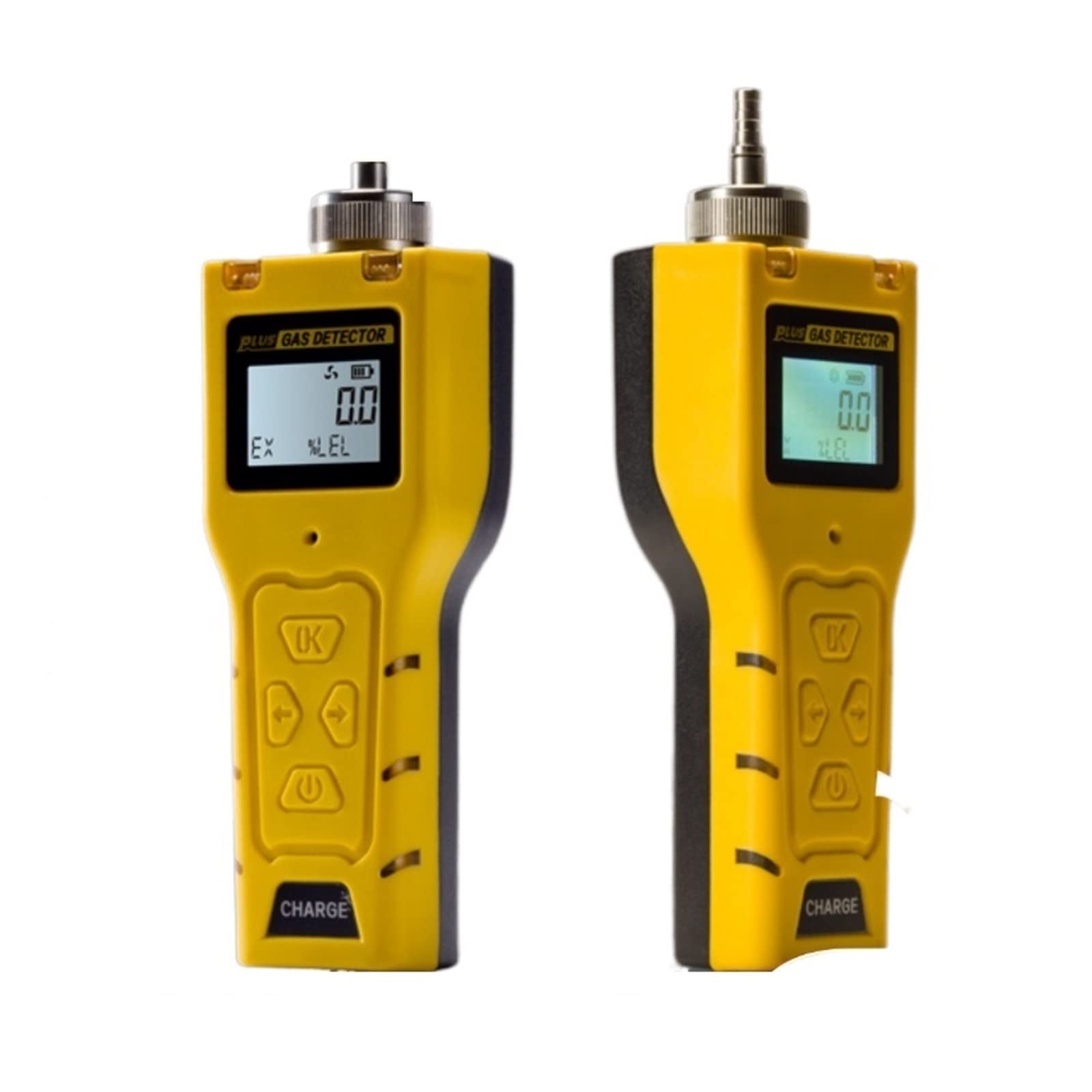 Gas Detector, Portable Nitrogen N2 Gas Detector Handheld Leak Meter For Active Pumping/diffusion Temperature Humidity/PPM,mg/m3,%VOL,mg/L