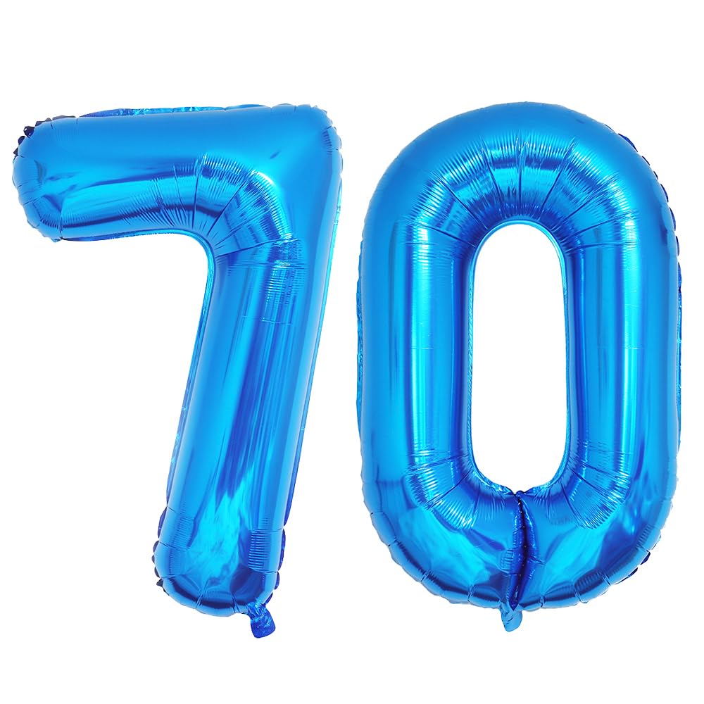 Foil Globo Número 5 Azul 40" (101cm), Inflable Helio o aire, Gigante Numeros 0-9, 10-19, 20-29, 30-100, Grande Globos Decoración para La Boda Aniversario y Cumpleaños Fiestas — view 374