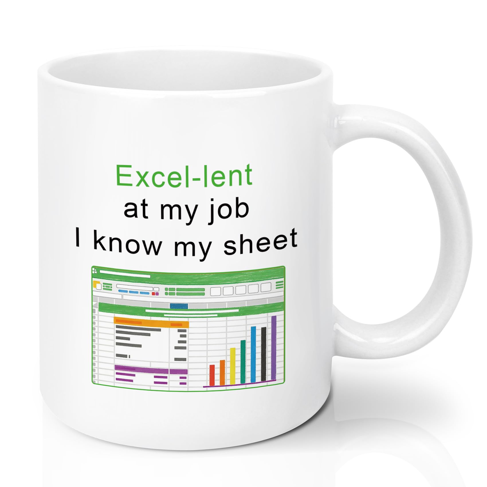 Accountant Gifts Mug with Gift Box Gifts for Accountant 11oz Spreadsheet Coffee Cup for Accounting Coworkers Birthday Christmas Valentines Easter Appreciation Gift for Accounting Staff Bookkeeper ACCA