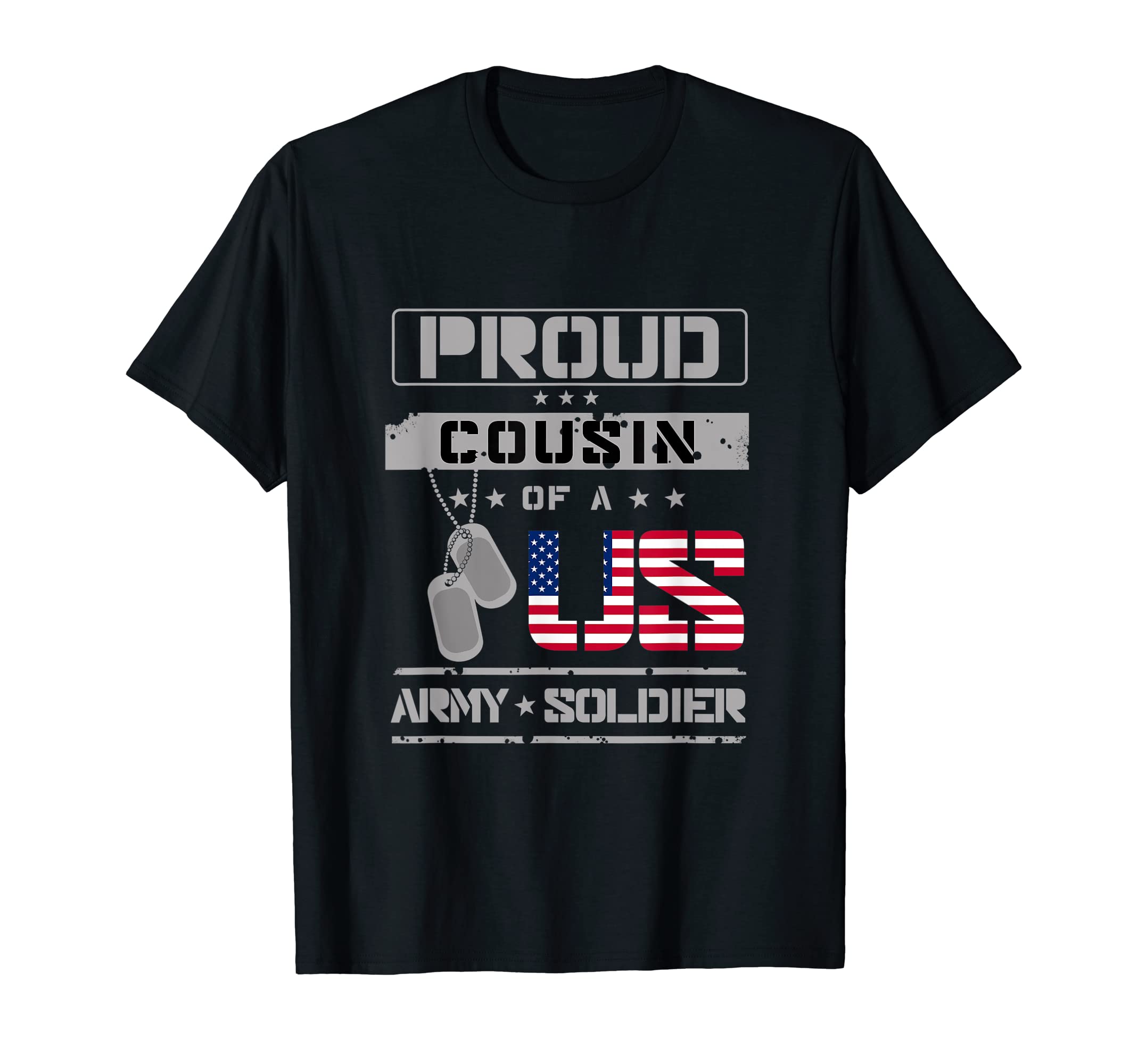 Proud Military Soldier Cousin T-Shirt