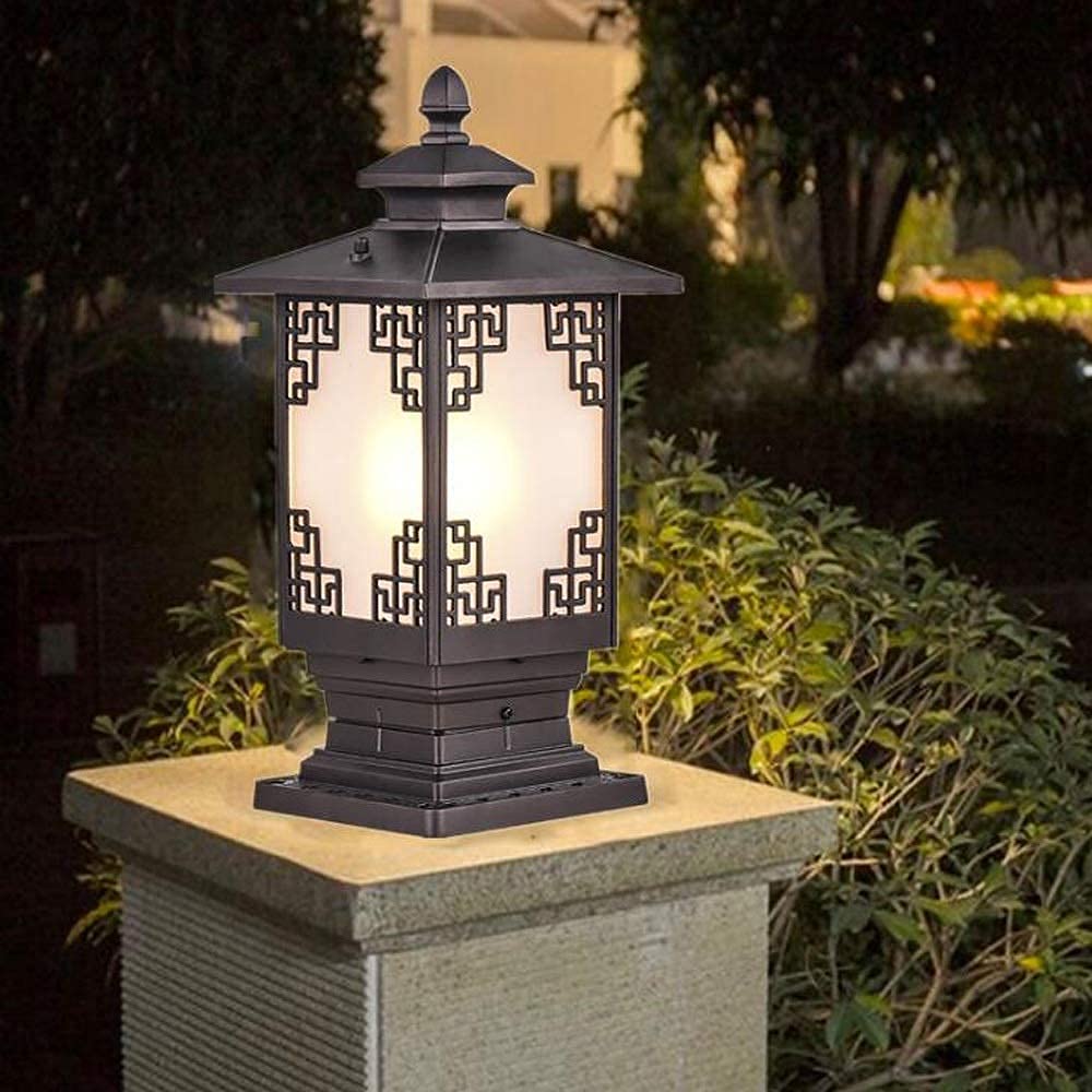 Neuheit Wandleuchte Außenzaun Stigma Türpfosten Lichter Villa Europäischen Stil Gartentür Wandleuchte Ip65 Wasserdicht Aluminium E27 Stigma Stehlampe Straßenlaterne Tischleuchte